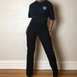 High rise denim wrangler jeans